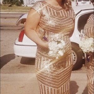 Good Sequins Bridesmaid Dress